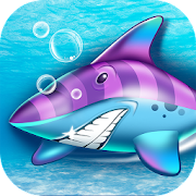 com angry shark adventure free game