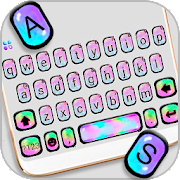com ikeyboard theme colorful holographic