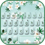 com ikeyboard theme girly charming floral